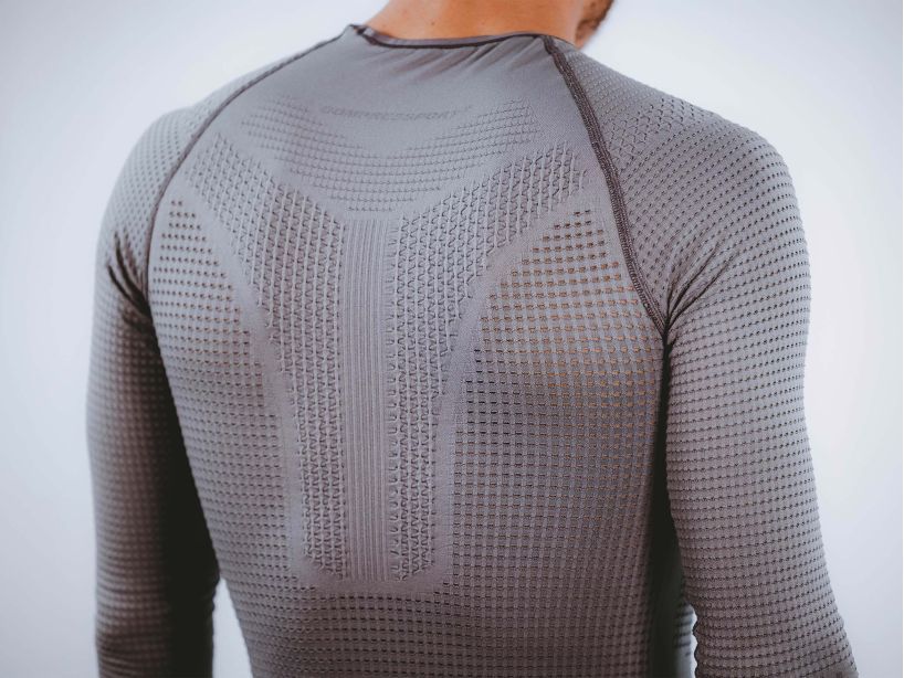 ON/OFF BASE LAYER LS TOP M - GREY